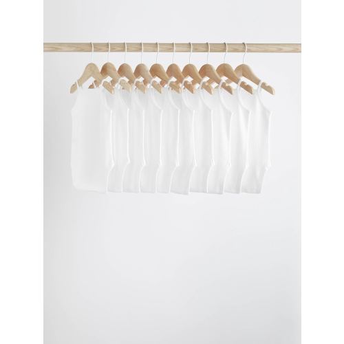 Buy White 10 Pack Baby Strappy Bodysuits from Next USA
Size: 3-6 months