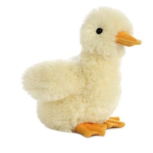 Aurora Small Duckling Mini Flopsie Adorable Stuffed Animal Yellow 8"