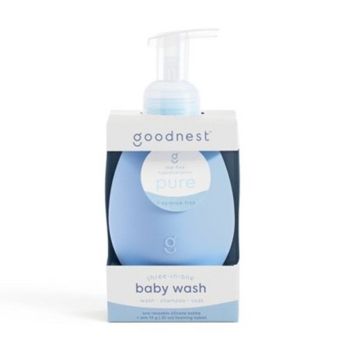 Goodnest 3-in-1 Wash, Shampoo And Soak - Pure Fragrance Free - 12oz