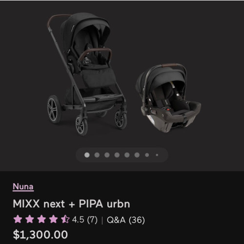 Stroller & Car seat Cash Fund