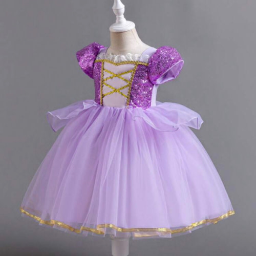 SHEIN Glamorique Kids Rapunzel Dress