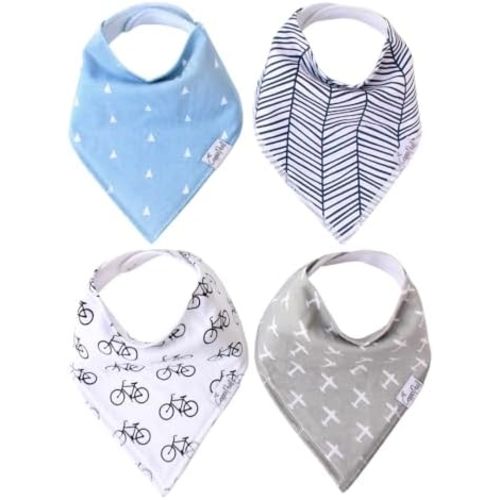 Copper Pearl baby-boys Bandana drool bobs 4 pack gift setBibs