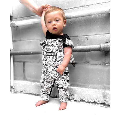 Overalls in Urban Drip