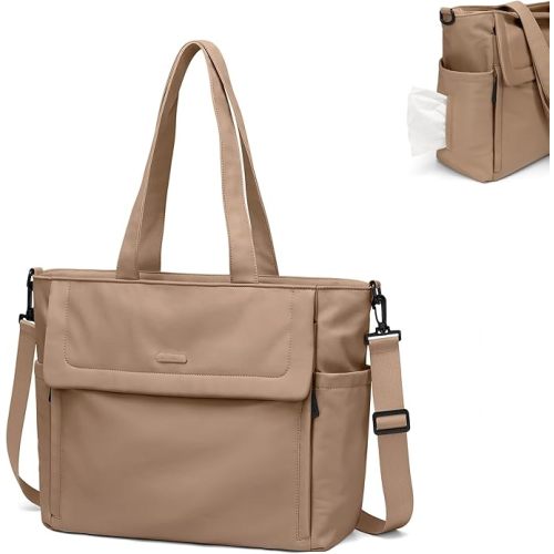 22L Puffer Diaper Bag Tote,Casual Crossbody Hospital Bag for mom,Large Capacity Baby Diaper Travel Bags