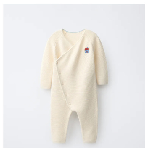 EMBROIDERED HOUSE KNIT JUMPSUIT - Ecru | ZARA United States