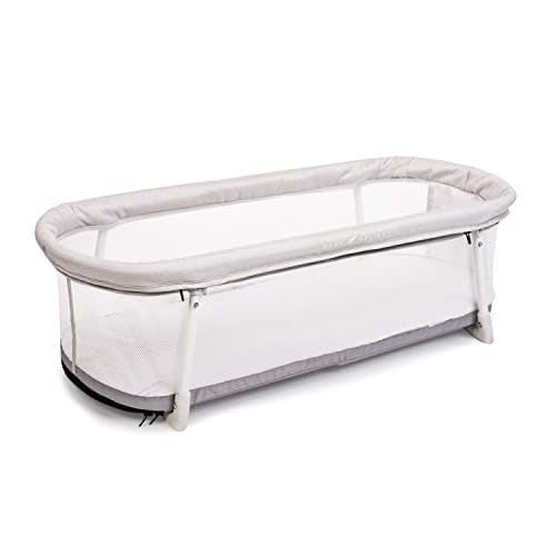 Baby Delight Snuggle Nest Portable Infant Bassinet, Organic Oat
