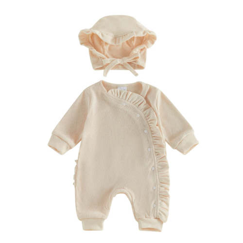 LITTLE LOVE Ruffle Jumpsuit - Hazel & Bo