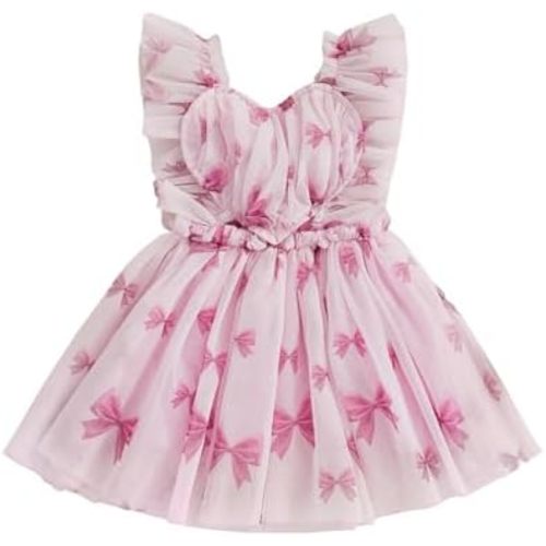 Baby Girl Valentines Sweet Hearts Tulle Tutu Dress Red Pink Mesh Princess Dresses Cake Smash Photo Pageant Wedding