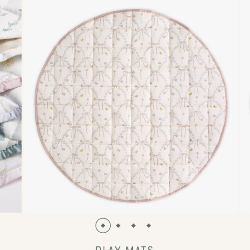 Bows & Butterfly Kisses Play Mat - Pink