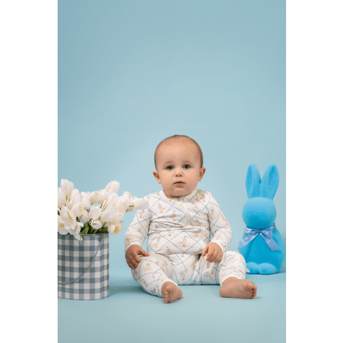 Ribbed Zippered Romper (Silly Goose) – Snuggle & Slumber
