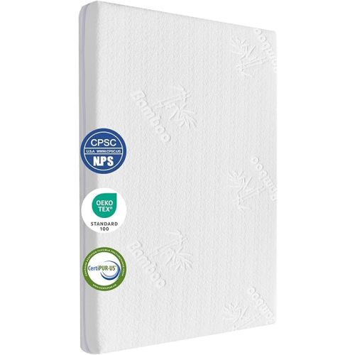 32x22 Bassinet Mattress for Fodoss: 2" Thick Dual Sided Gel Memory Foam Bassinet Mattress Fit for Maxi-COSI, Fodoss, Yacul, Cloud Baby Bassinet