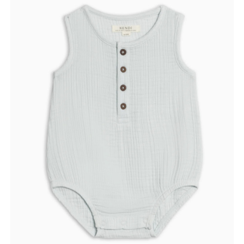 Colored Organics - Bowie Muslin Bubble Romper