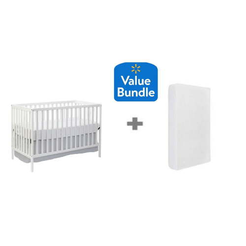 Concord Baby Cody 4 in 1 Convertible Crib + Bonus Crib Mattress - Walmart.ca