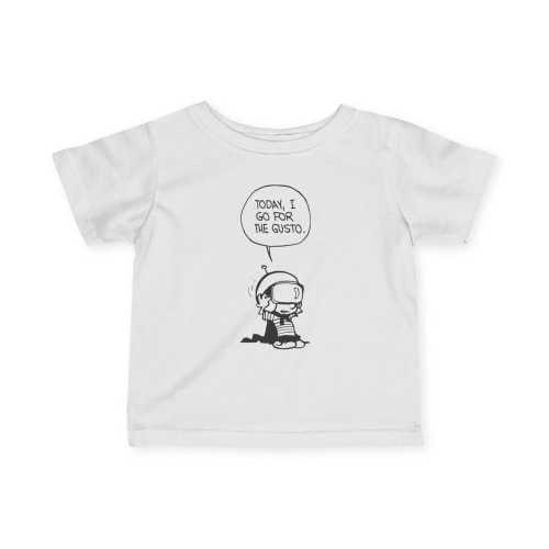 Calvin and Hobbes Baby T-Shirt: Gusto! (Multiple Colors)