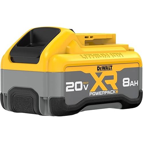 DEWALT 20V MAX XR POWERPACK 8.0 Ah Power Tool Battery (DCB2108)