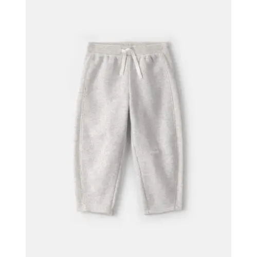Toddler Girl Fleece Joggers - Grey | Carter's