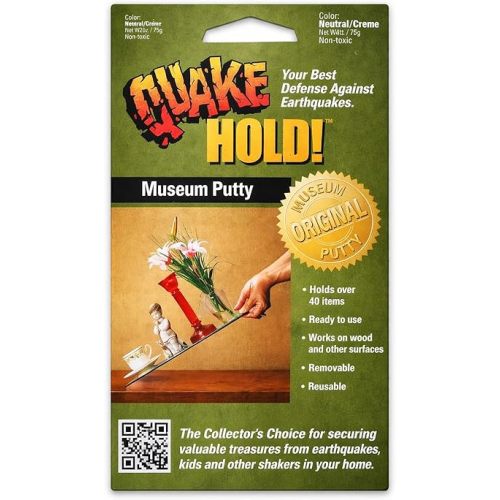 Quakehold! 88111 Museum Putty Neutral 2.64 Oz.