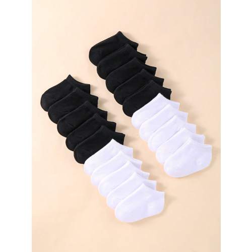 20 pairs of baby socks, low cut toddler half cushion socks, low-waist naked socks, suitable for male and female babies sock