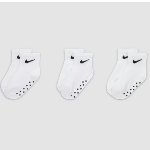 Nike Baby Swoosh Ankle Gripper Socks (3-Pairs). Nike.com