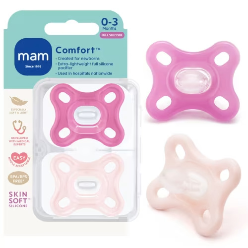 Comfort Newborn Pacifier - Pink