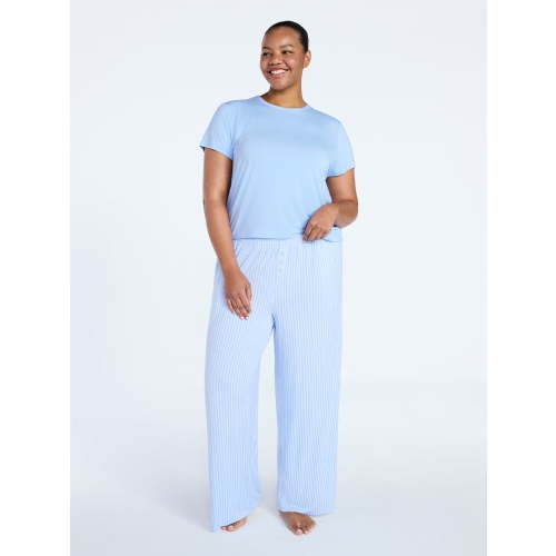 Joyspun Women’s Sleepwear Modal Pajama Long Pants, 30'' Inseam, Sizes S-3X