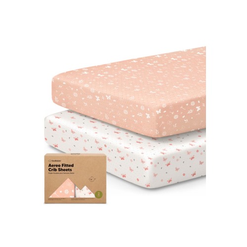 2-Pack Aereo Fitted Crib Sheets