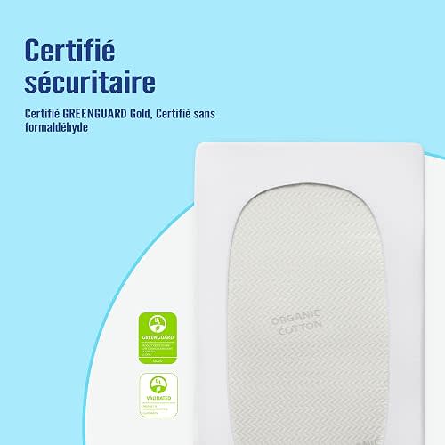 Graco Premium Waterproof Crib and Toddler Mattress Protector (1PK) – GREENGUARD Gold Certified, Machine-Washable & Dryer-Friendly, Waterproof Sleep Surface | GREENGUARD Gold Certified, Machine-Washable & Dryer-Friendly, Waterproof Sleep Surface, Fits Baby
