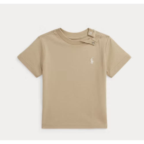 Baby Boy 24M Hot Pink Cotton Jersey Crewneck Tee | Ralph Lauren