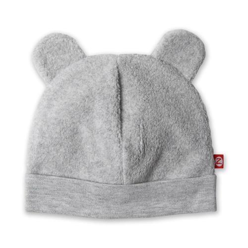 Cozie Fleece Hat - Heather Gray, 3 mos – Zutano