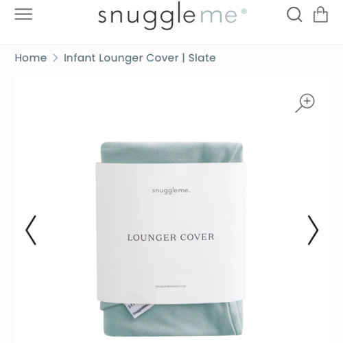 Infant Lounger Cover | Slate