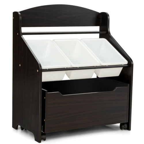 Harriet Bee Brinskelle Wooden Toy Organizer & Reviews | Wayfair