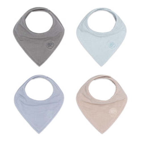 Stormy Muslin Bandana Bibs Set (4-Pack)