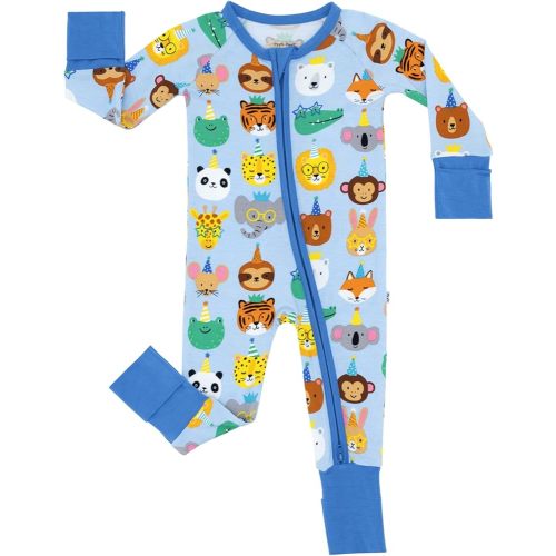 Little Sleepies Pajamas for Baby Boys & Girls, Viscose from Bamboo Baby Pajamas, Sleepers, 2-Way Zipper PJs