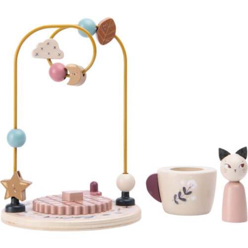 Wooden Bead Maze - After The Rain - Moulin Roty | Maisonette