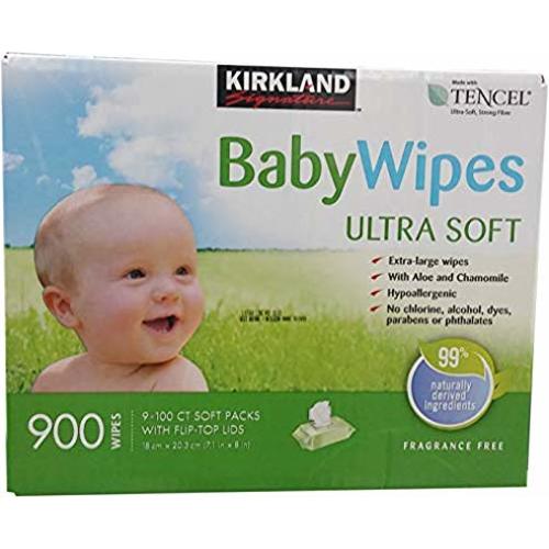 Kirkland Signature Baby Wipes (900 Wipes)