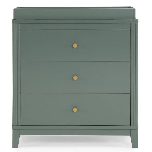 Delta Children Eloise 3 Drawer Dresser With Changing Top - Grassy Glen