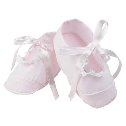 Newborn/3M Girls Mary Jane Lace Booties | Feltman Brothers