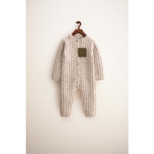 ZARA TIMELESS - BUTTONED WOOL JUMPSUIT - Light beige | ZARA United States