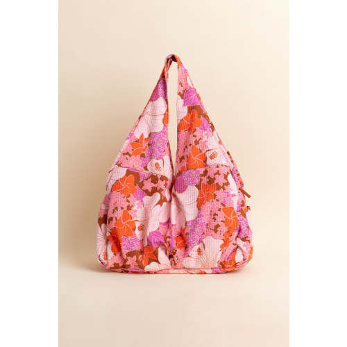 Mori Tote - Mahogany Retro Bloom