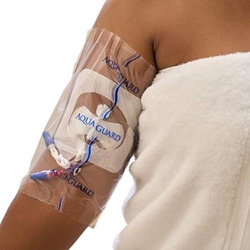AquaGuard Wound Cover for Showering, 7 in x 7 in, Pack of 7 Shower Sheets