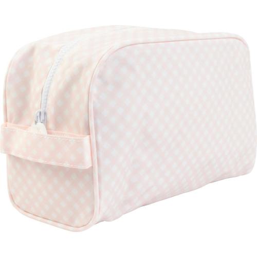 The Dopp Kit in Pink Gingham
