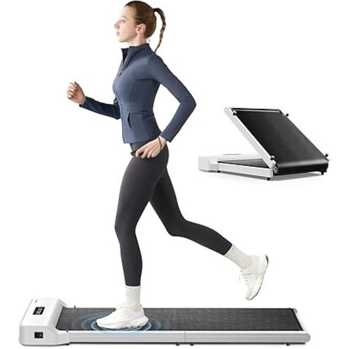 WALKINGPAD Foldable Walking Pad for Home Office, Under Desk Treadmill with Adaptive Speed Control, Compact Design for Small Spaces, No Assembly Needed