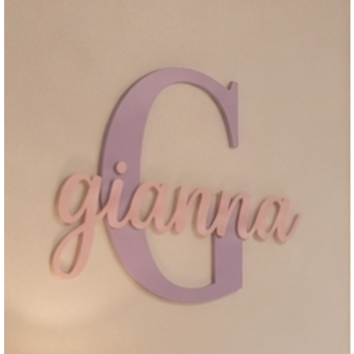 Custom Monogram Name Wall Décor | Personalize Baby Name Décor
