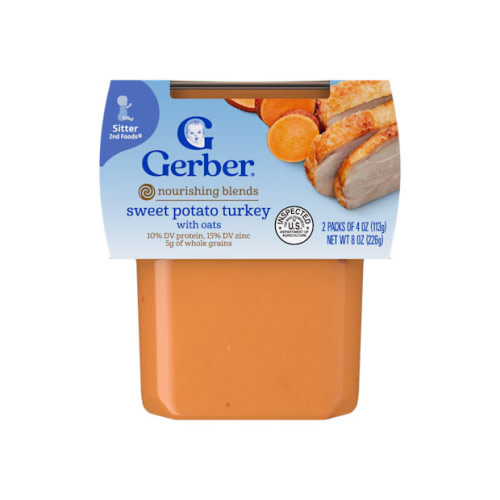 Gerber Nourishing Blends Sweet Potato Turkey with Oats