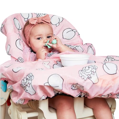 grabease Allover Waterproof Bib for Self-Feeding Infants and Toddlers, Machine Washable, Ages 6-24 Months