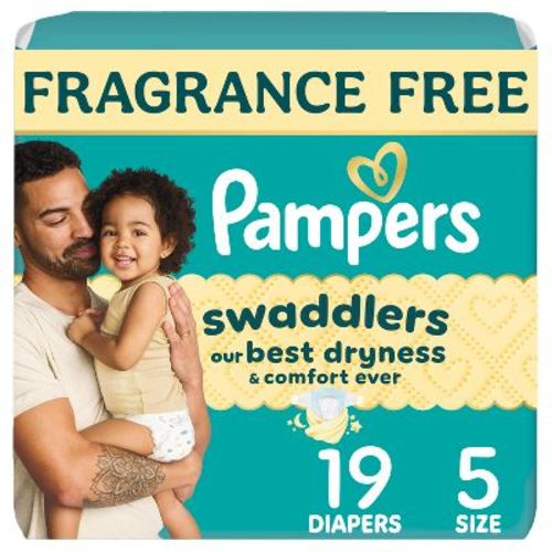 Pampers Swaddlers Diapers - Jumbo Pack - Size 5 - 19ct