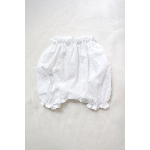 MAKIÉ SWISS COTTON WHITE DOT BLOOMERS