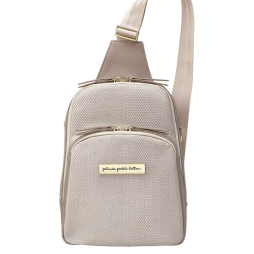 Criss-Cross Sling in Grey Matte Cable Stitch