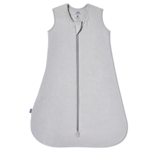 HALO - 1.5 TOG supersoft bamboo wearable blanket, double zipper sleeping bag with weighted feel - gray