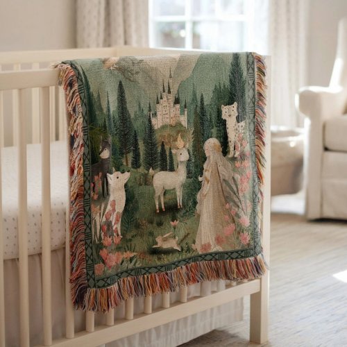 Throne of Glass Knit Baby Blanket: Aelin's Tapestry — Alphadorable | Custom nursery art and decor